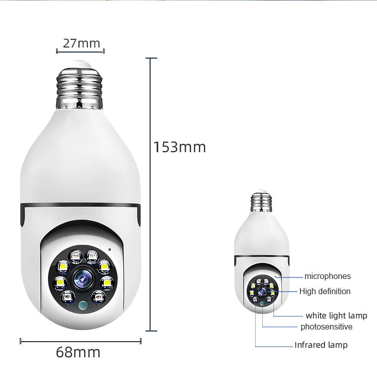 Indoor 5G Wifi 5MP Wireless Surveillance Camera and Baby Monitor with Night Vision
